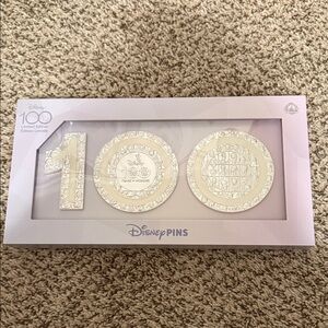 Disney100 Years of Wonder Jumbo Pin Set 3-Pc Limited Edition